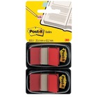 Zakadki indeksujce POST-IT (680-R2EU), PP, 25x43mm, 2x50 kart., czerwone