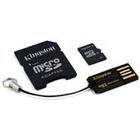 Kingston karta pamici Micro SDHC Class 4 + czytnik USB2.0 + SD Adapter | 32GB