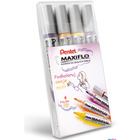 Markery suchocieralne MAXIFLO (4 sztuki) fiolet/brz/óty/pomaraczowy MWL5S-4W-EFGV PENTEL komplet